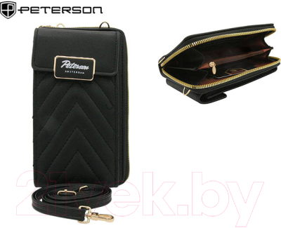 Портмоне Peterson PTN M-10-4796 (черный)