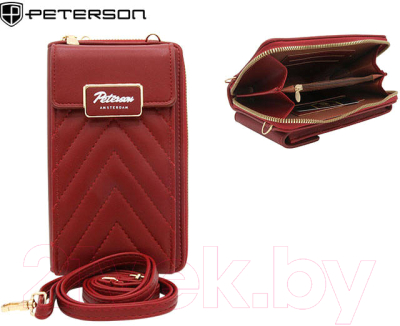 Портмоне Peterson PTN M-10-4802 (красный)