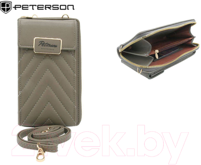Портмоне Peterson PTN M-10-4819 (серый)