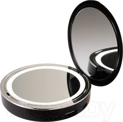 Зеркало косметическое JAZZway ML-D9PB-bk / 5038189 (с подсветкой)