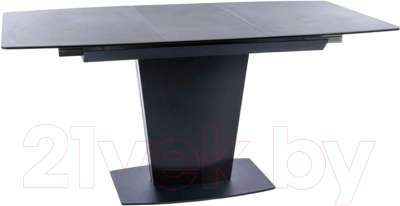 Обеденный стол Signal Bristol Ceramic (эффект черного мрамора/черный матовый)