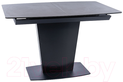 Обеденный стол Signal Bristol Ceramic (эффект черного мрамора/черный матовый)