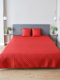 Покрывало с подушками АЭЛИТА Покрывало, 2 подушки (ультрастеп) 180x200 (красный) - 
