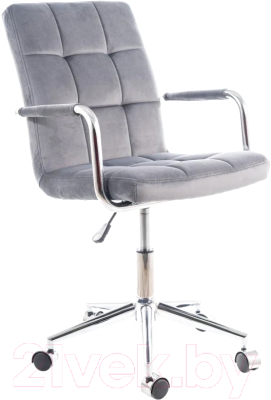 Кресло офисное Signal Q-022 Velvet (серый)