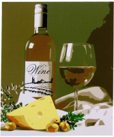 Картина по номерам Школа талантов Белое вино / 9295616 - 