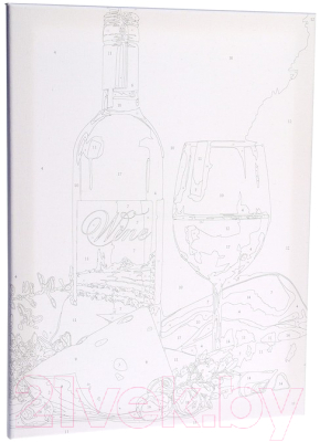 Картина по номерам Школа талантов Белое вино / 9295616