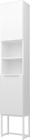 Шкаф-пенал для ванной Дабер 018 / СТ18.0.1.5 (белый древесный) - 
