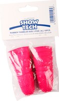 Набор напальчников для тримминга Show Tech Rubber Pink XL / 23STE035 (10шт) - 