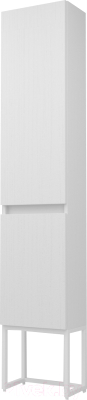 Шкаф-пенал для ванной Дабер 020 / СТ20.0.1.5 (белый древесный)