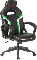 Кресло геймерское Бюрократ Zombie Z3 (черный/зеленый) - 