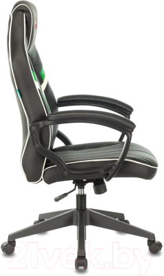 Кресло геймерское Бюрократ Zombie Z3 (черный/зеленый)