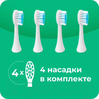 Электрическая зубная щетка Geozon Kids G-HL03WHT (белый)