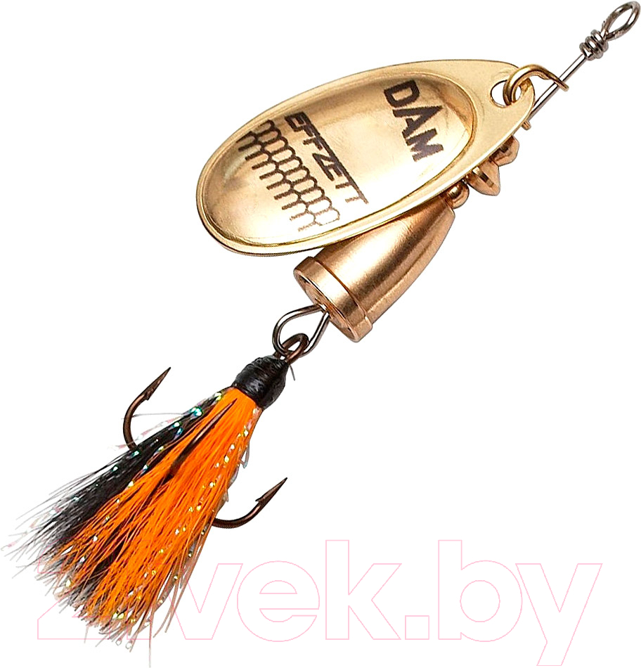 Блесна DAM FZ Executor Dressed Spinner 3 S / 60504 (золото)