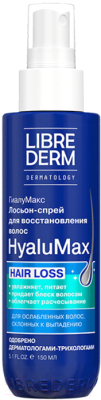 Лосьон для волос Librederm HyaluMax Гиалуроновый для восстановления волос по всей длине (150мл)