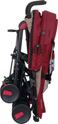 Детская прогулочная коляска Coletto Piccolo (Red) - в сложенном виде