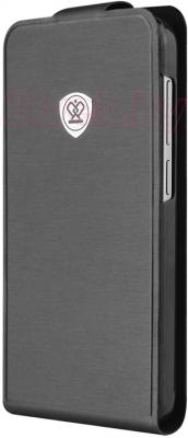 Смартфон Prestigio MultiPhone 5503 Duo (серый) - вид в чехле