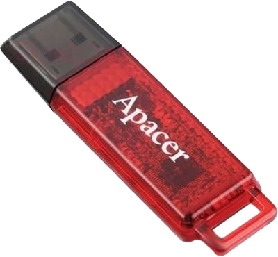 Usb flash накопитель Apacer Handy Steno AH324 Red 4GB (AP4GAH324R-1) - общий вид