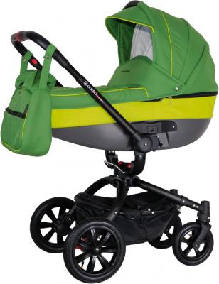 Детская универсальная коляска Coletto Messina 3 в 1 (зеленый) - люлька