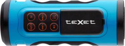 MP3-плеер Texet Drum (синий) - панель управления треками