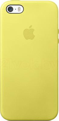 Чехол-накладка Apple iPhone 5s Case MF043ZM/A (желтый) - общий вид