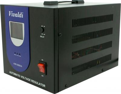 Стабилизатор напряжения VIVALDI Advance 3000 (AVR-3000VA) (LCD, Black) - общий вид