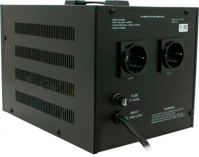Стабилизатор напряжения VIVALDI Advance 2000 (AVR-2000VA) (LCD, Black) - вид сзади