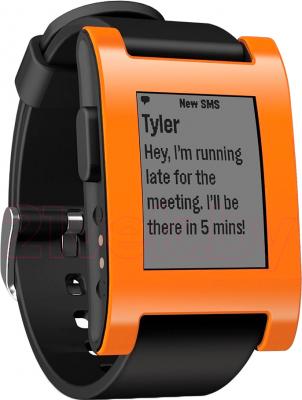 Умные часы Pebble Technology Orange - общий вид