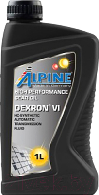 Трансмиссионное масло ALPINE ATF Dexron VI / 0100691 (1л)