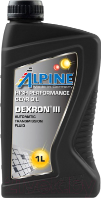 Трансмиссионное масло ALPINE ATF Dexron III / 0100661 (1л, красный)