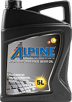 Трансмиссионное масло ALPINE ATF Dexron III 0100652/0100672 (5л, желтый) - 