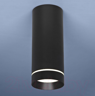 Точечный светильник Elektrostandard DLR022 12W 4200K (черный матовый)