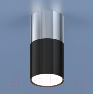 Точечный светильник Elektrostandard DLR028 6W 4200K (хром/черный хром)