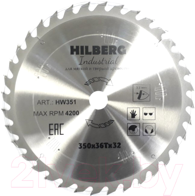 Пильный диск Hilberg HW351