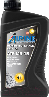 Трансмиссионное масло ALPINE ATF MB 15 / 0101551 (1л)