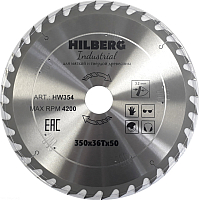 Пильный диск Hilberg HW354 - 