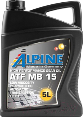 Трансмиссионное масло ALPINE ATF MB 15 / 0101552 (5л)