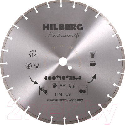 Отрезной диск алмазный Hilberg HM109