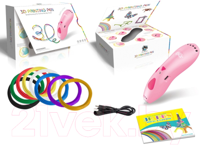 3D-ручка Rich Fish Toys 9901A Pink