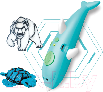 3D-ручка Rich Fish Toys 9903 Blue