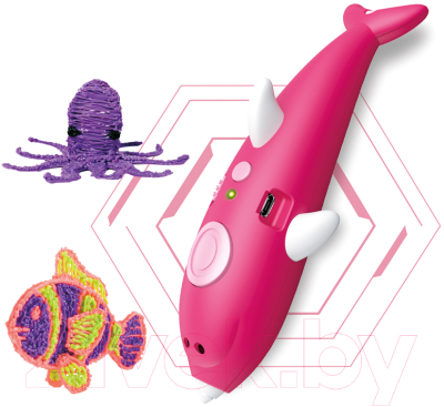 3D-ручка Rich Fish Toys 9903A Red