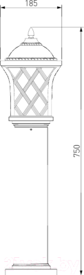 Светильник уличный Elektrostandard Cassiopeya F GL 1018F
