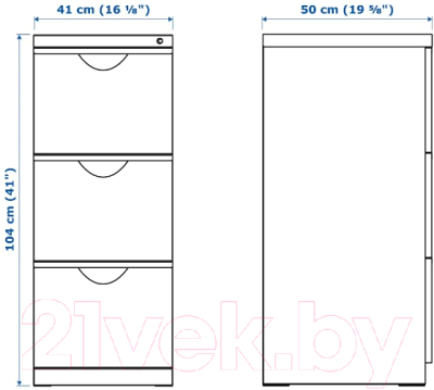 Тумба Ikea Эрик 503.599.25