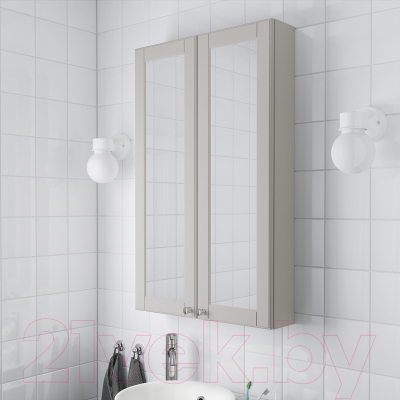Шкаф с зеркалом для ванной Ikea Годморгон 503.992.24