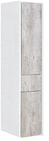 Шкаф-полупенал для ванной Roca Ronda / ZRU9303006 (бетон/белый матовый) - 
