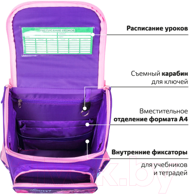 Школьный рюкзак Пифагор Basic. Butterflies / 270683