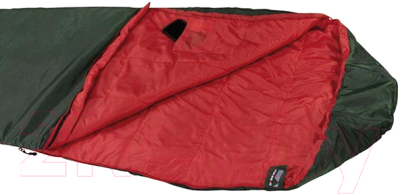 Спальный мешок High Peak Lite Pak 800 / 23260 (зеленый/красный)