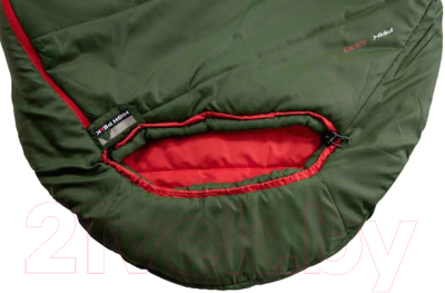 Спальный мешок High Peak Pak 600 / 23246 (зеленый/красный)