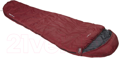 Спальный мешок High Peak TR 350 / 23068 (темно-красный/серый)