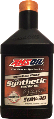 Изображение товара Моторное масло Amsoil Synthetic 0W30 SS Motor Oil / AZOQT (0.946л)
