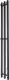 Полотенцесушитель электрический Маргроид Ferrum Inaro СНШ 120x6 6 крючков (черный матовый, таймер справа) - 